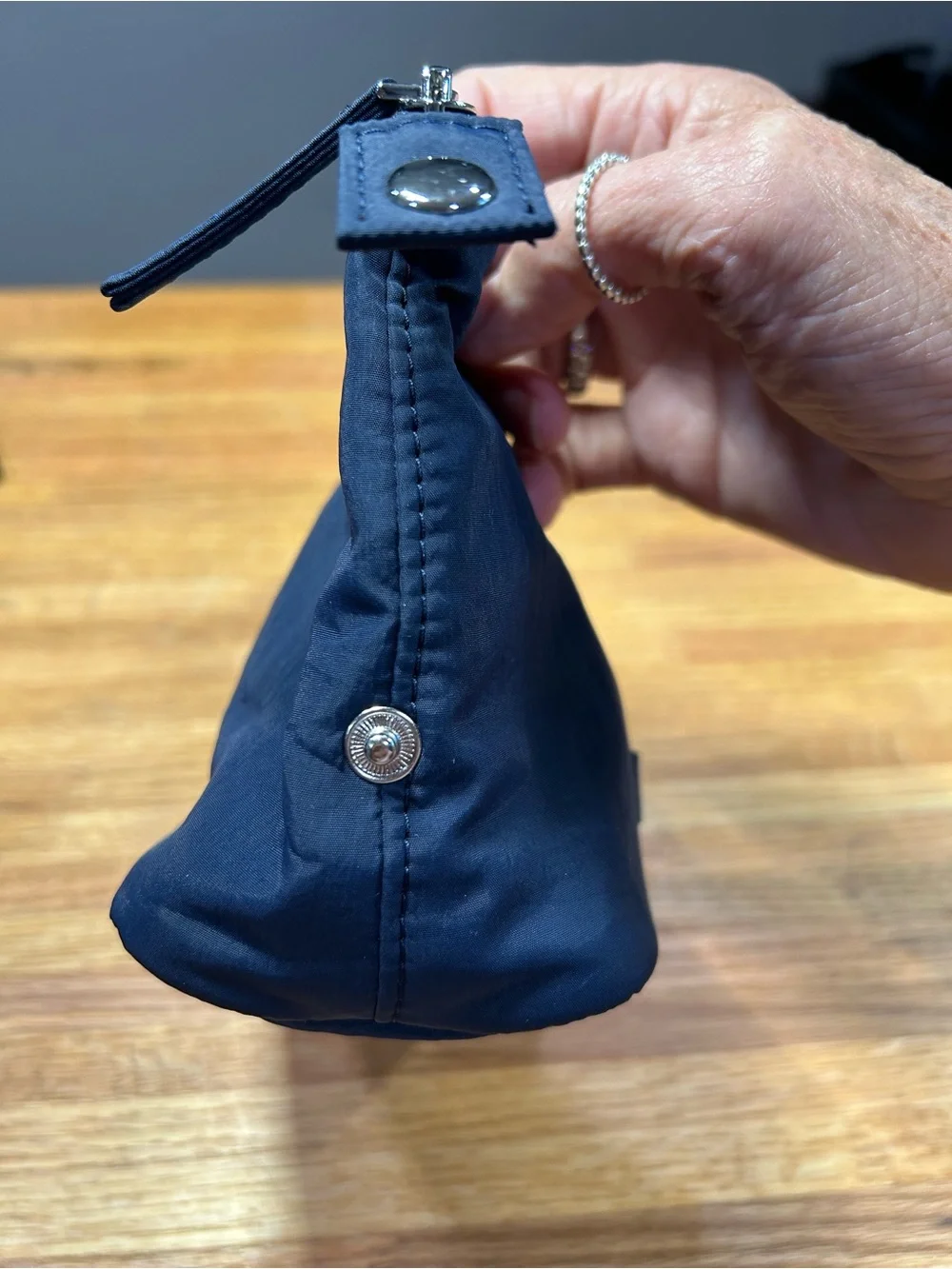 Athleta Navy Cosmetic Pouch